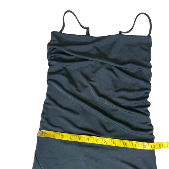 NWT Jason Wu Cowl Neck Ruched Waist Open Back Maxi Dress (D-1) - Picture 7 of 12